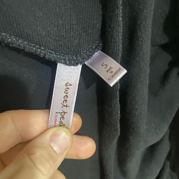 Sweet Pea Black Knit Cardigan- womens size small - Picture 2 of 3